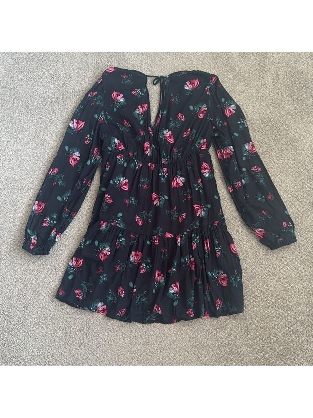 A New Day Black Floral Dress - Picture 5 of 5